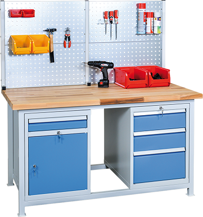 Professional welded workbench example
